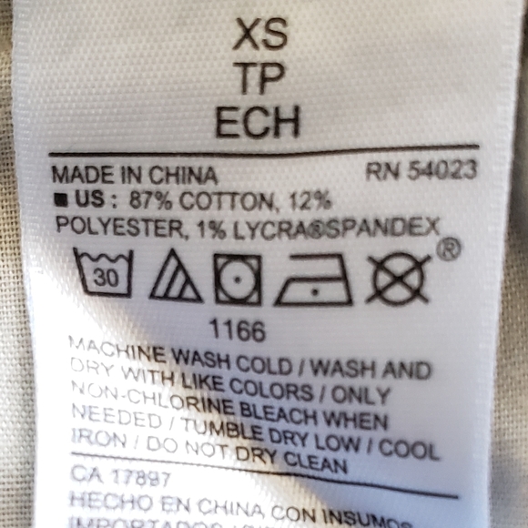 Old Navy Jeans Bib Shorts Size Extra Small - Picture 5 of 7